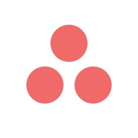 Asana project management logo.