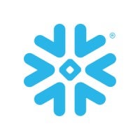 Snowflake data warehouse software logo.