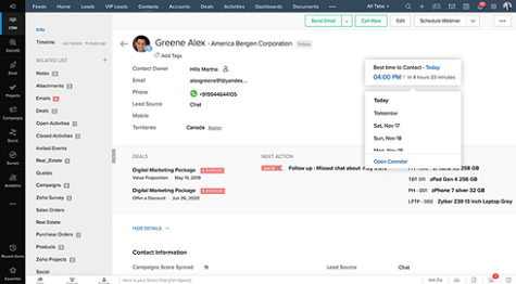 Zoho Screenshot Zoho Screenshot