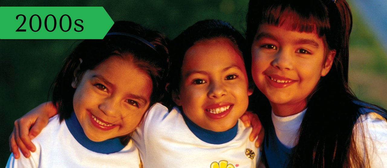 Girl Scout Daisies get in on the fun, and learning, that comes with selling Girl Scout Cookies. 