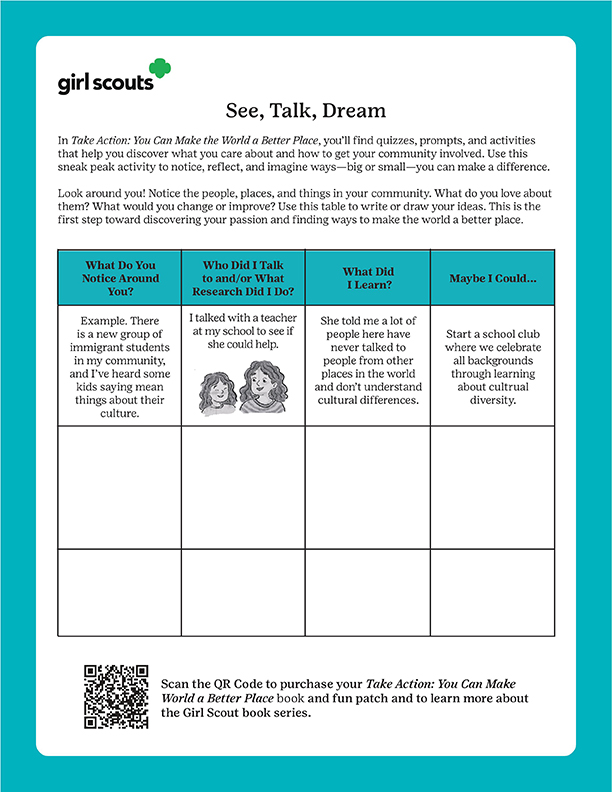 Take Action: You Can Make the World a Better a Place Activity Book